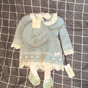 3-6 Months New Max Studio Baby Mint Sweater Dress